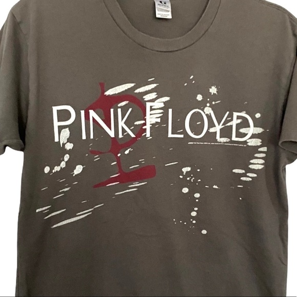 Pink Floyd Gray Crew Neck Band Tee Graphic Tshirt Medium - Picture 2 of 8